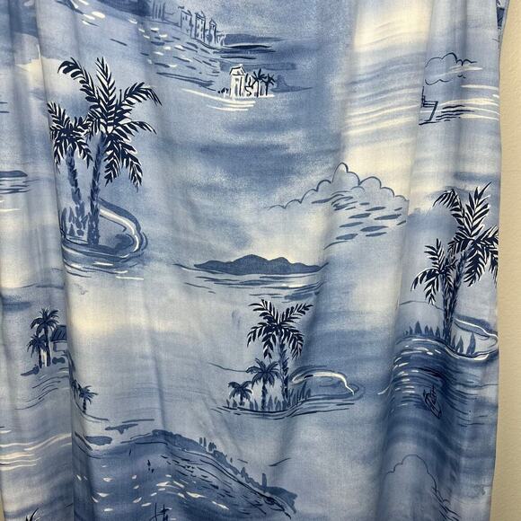 Kahala Vintage Hawaiian Dress Sleeveless Short Ruffle Hem Polynesian Tiki Sz 10 - Picture 3 of 9